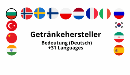Getränkehersteller Bedeutung Deutsch +31 Languages