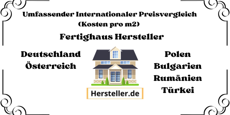 Umfassender Internationaler Preisvergleich Kosten pro m2 für Fertighaus vom Hersteller 1 - Hersteller.de Umfassender Internationaler Preisvergleich (Kosten pro m2) Fertighaus vom Hersteller