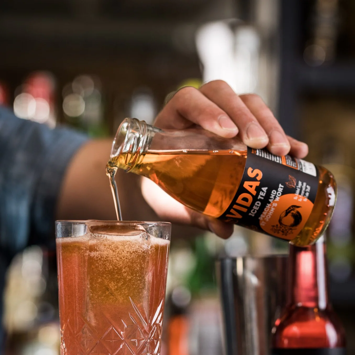 Getränkehersteller – Pfirsich mit Johanniskraut