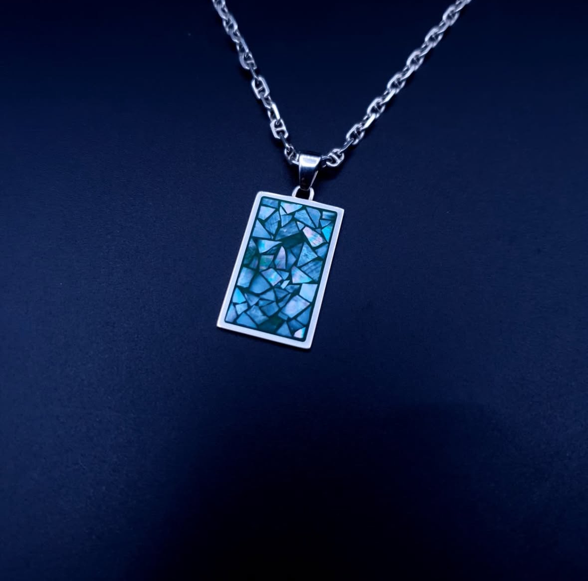 Silberanhänger natural lacquer